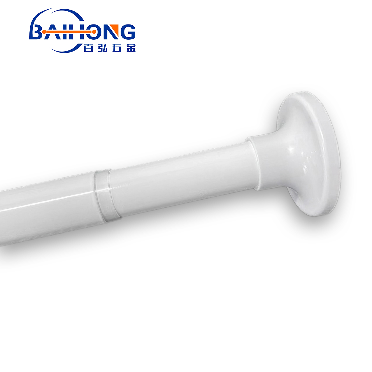 32mm 80-410cm Extendable  Shower Curtain Tension Rod 